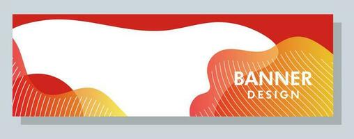 Abstract banner design. Vector shape background.