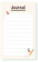 Set of planners and to do list with home interior decor illustrations. Template for agenda, schedule, planners, checklists, notebooks, cards and other stationery. vector