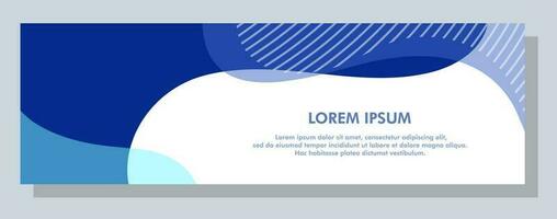 Abstract banner design. Vector shape background.