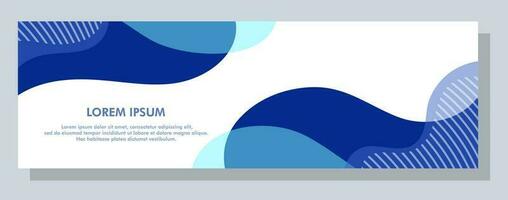 Abstract banner design. Vector shape background.