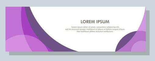Abstract banner design. Vector shape background.