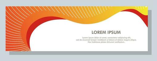 Abstract banner design. Vector shape background.