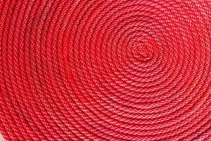 Red rope coil photo