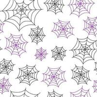 Spider web pattern. Spider web. Halloween, holiday. Vector graphics, white isolated background.