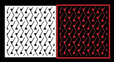 Decorative wall panels set Jali design CNC pattern, laser cutting pattern, router CNCcutting. vector