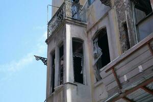 Old abandoned house in turkey. photo