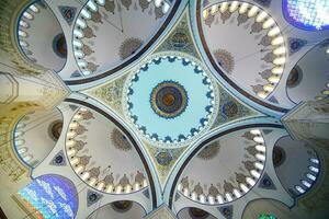 Turkey istanbul 12 january 2023. dome of Camlica Mosque largest mosque in Asia photo