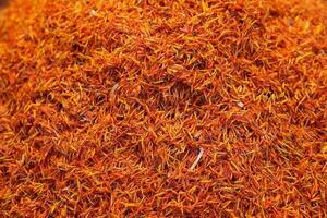 detail shot of Saffron Spice in a bowl photo