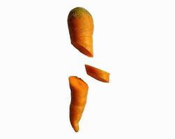 esta es zanahorias, un Fruta ese tiene muchos beneficios y contiene vitaminas foto
