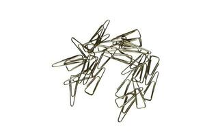 paper clips for school, office, business with black colour photo