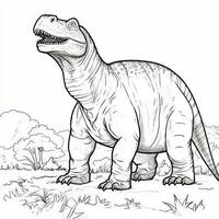 Dinosaur Coloring Pages photo