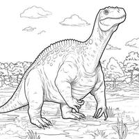 Dinosaur Coloring Pages photo