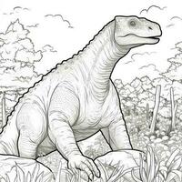 Dinosaur Coloring Pages photo