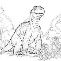 Dinosaur Coloring Pages photo