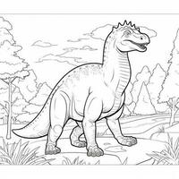 Dinosaur Coloring Pages photo