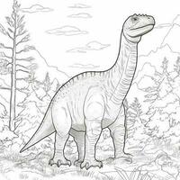 Dinosaur Coloring Pages photo