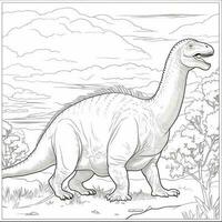 Dinosaur Coloring Pages photo