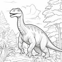 Dinosaur Coloring Pages photo