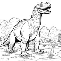 Dinosaur Coloring Pages photo