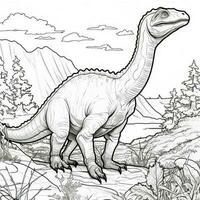 Dinosaur Coloring Pages photo