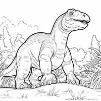 Dinosaur Coloring Pages photo