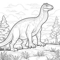 Dinosaur Coloring Pages photo