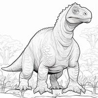 Dinosaur Coloring Pages photo