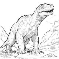 Dinosaur Coloring Pages photo