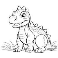 Dinosaur Coloring Pages photo