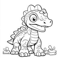 Dinosaur Coloring Pages photo