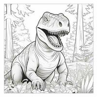 Dinosaur Coloring Pages photo