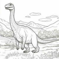 Dinosaur Coloring Pages photo