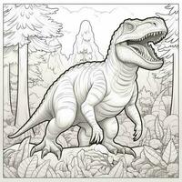 Dinosaur Coloring Pages photo