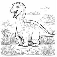 Dinosaur Coloring Pages photo