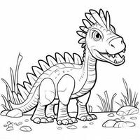 Dinosaur Coloring Pages photo