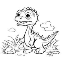 Dinosaur Coloring Pages photo