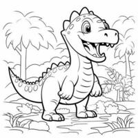 Dinosaur Coloring Pages photo