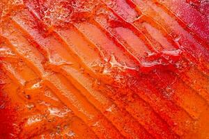 red orange sunny textured glass photo