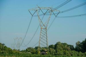 Electricity pylon for high voltage photo