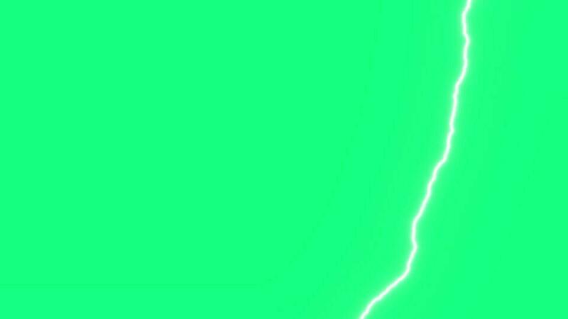 Green Screen Lightning Stock Video Footage for Free Download