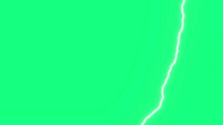 Green Screen Lightning Effect Stock Video Footage for Free Download