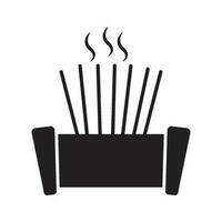 incense icon vector