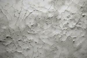 Texture of white plaster wall. Abstract background and texture with AI generated. photo