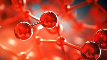 Medical studies of molecular structures. Science in the service of human. Technologies of the future in our life. molecule of medicine model, illustration photo