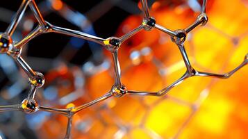Medical studies of molecular structures. Science in the service of human. Technologies of the future in our life. molecule of medicine model, illustration photo