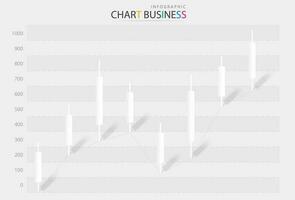 Charts infographic business paper cut.Statistic and modern graphical presentation data marketing vector