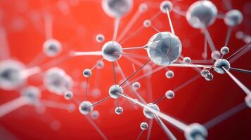 Medical studies of molecular structures. Science in the service of human. Technologies of the future in our life. molecule of medicine model, illustration photo