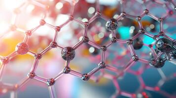 Medical studies of molecular structures. Science in the service of human. Technologies of the future in our life. molecule of medicine model, illustration photo