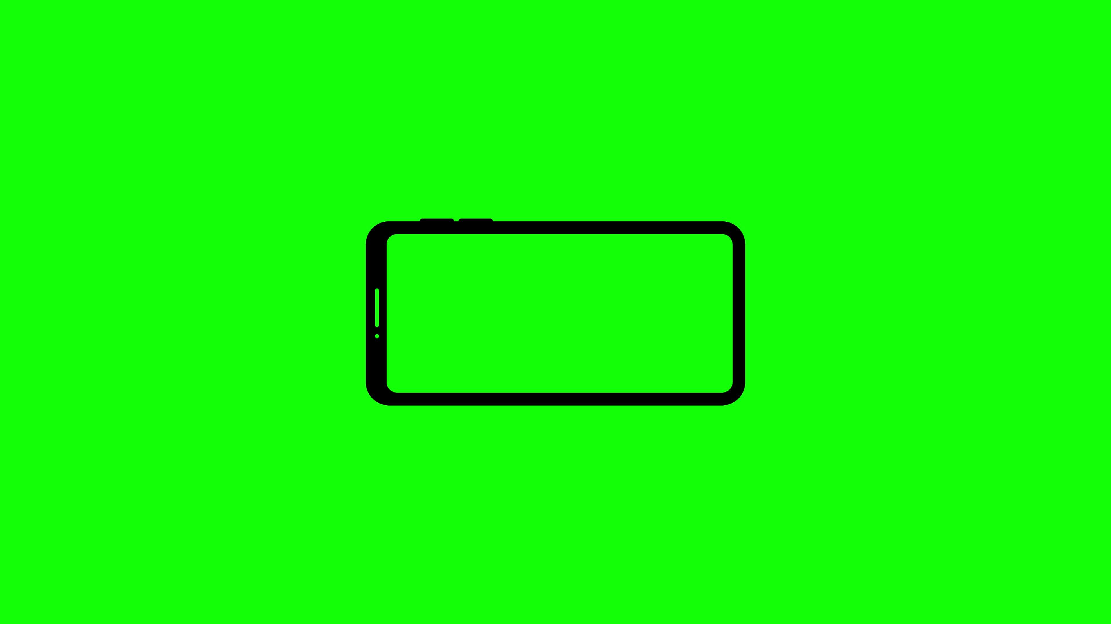 Rotate your phone icon animation with green screen background 26718654 Stock Video at Vecteezy