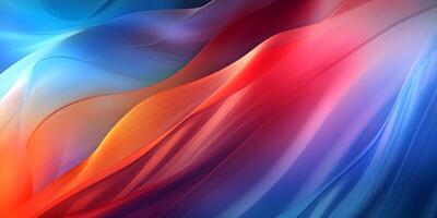 Modern colorful abstract wave Liquid shape in blue color background. Flow liquid lines design element. photo